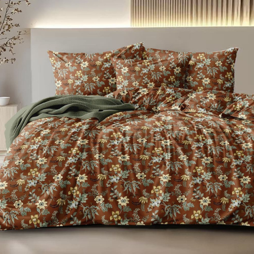 Fabicra Summer Cotton Elastic Fitted King Size Double Bed Bedsheet with 2 Pillow Covers (New)