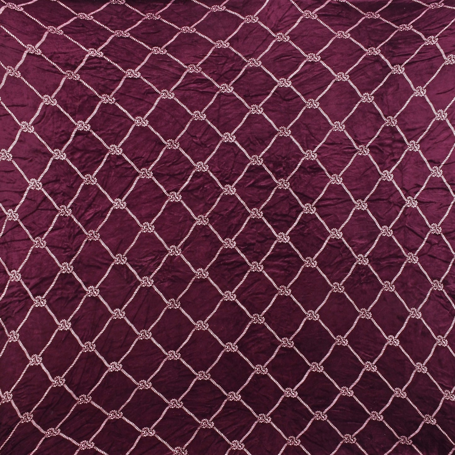 Fabicra Designer Warm Elastic Fitted King Bedsheet with 2 Pillow Covers