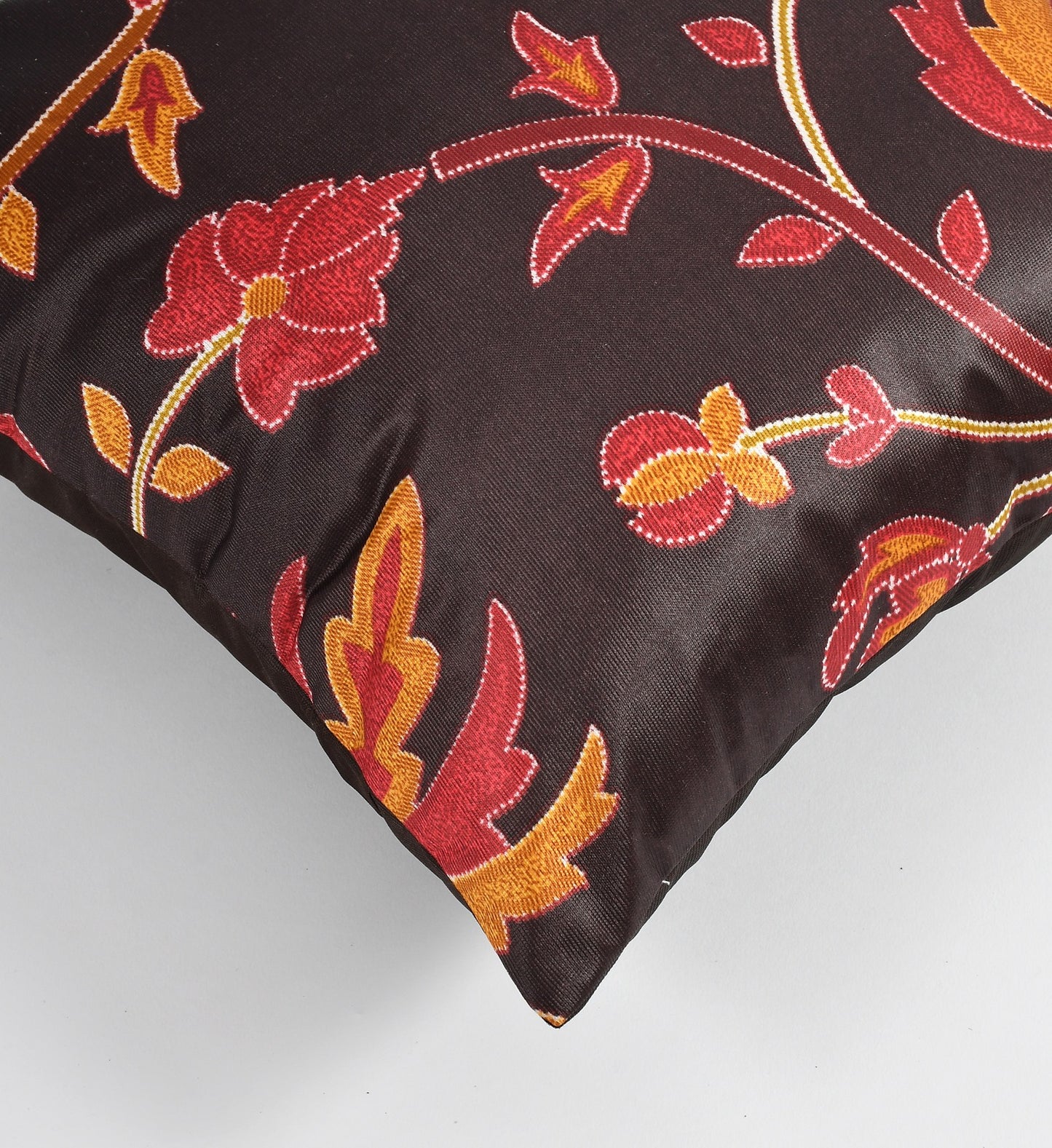Premium Brown Abstract Cushion Covers - Set Of 5