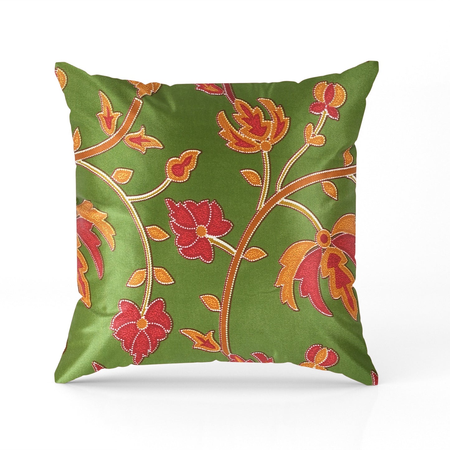Premium Green Abstract Cushion Covers - Set Of 5