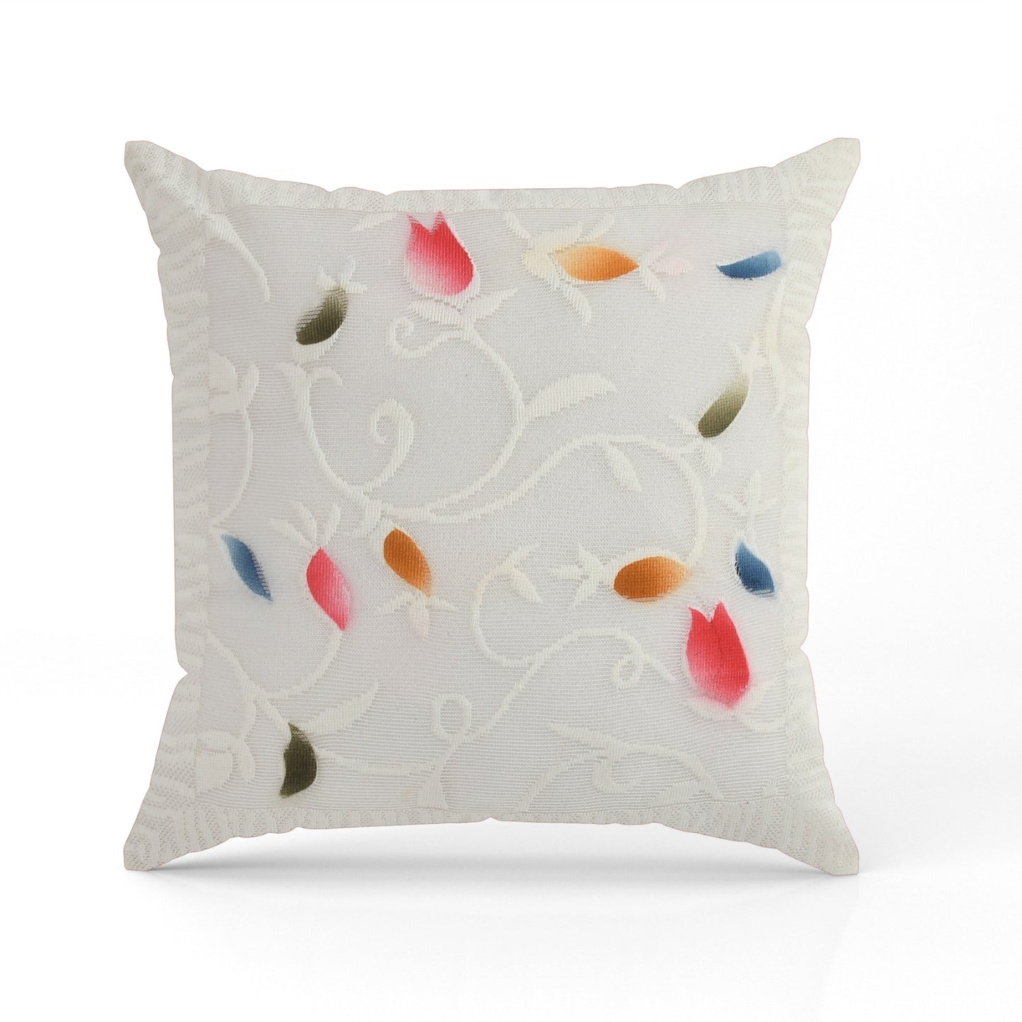 Premium White Abstract Cushion Covers - Set Of 5