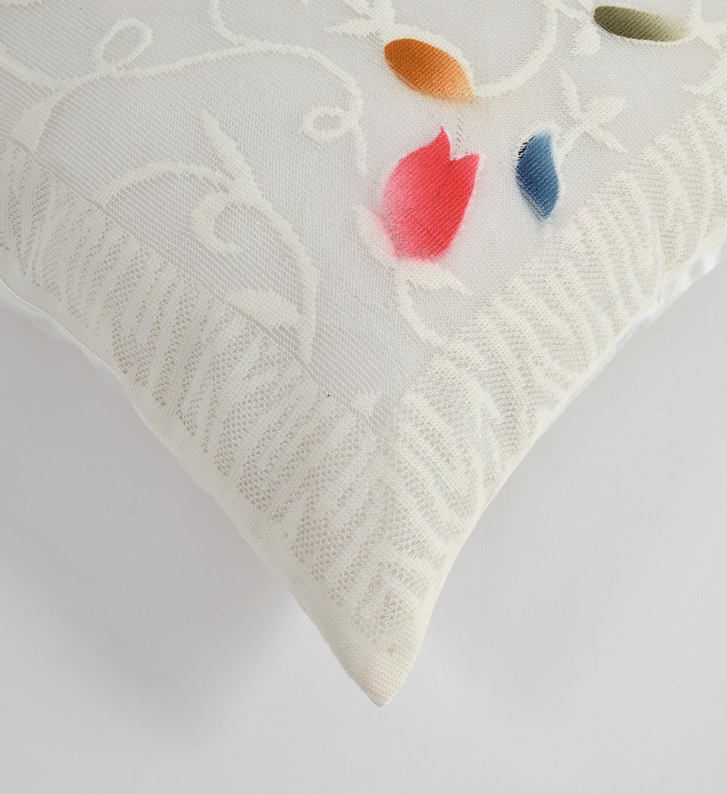 Premium White Abstract Cushion Covers - Set Of 5