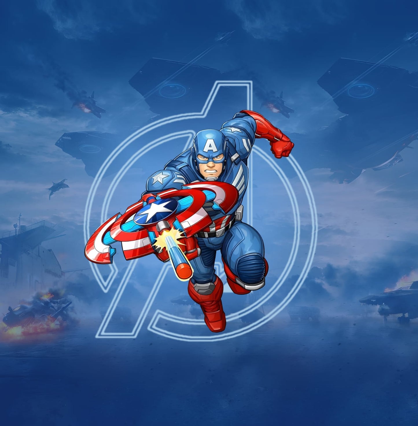 100% Cotton Kids Avengers Double Bed Bedsheet with Pillow Covers - 250 Thread Counts