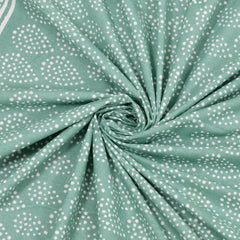 Luxe 100% Pure Cotton Printed Double Bed Bedsheet – With 2 Pillow Covers