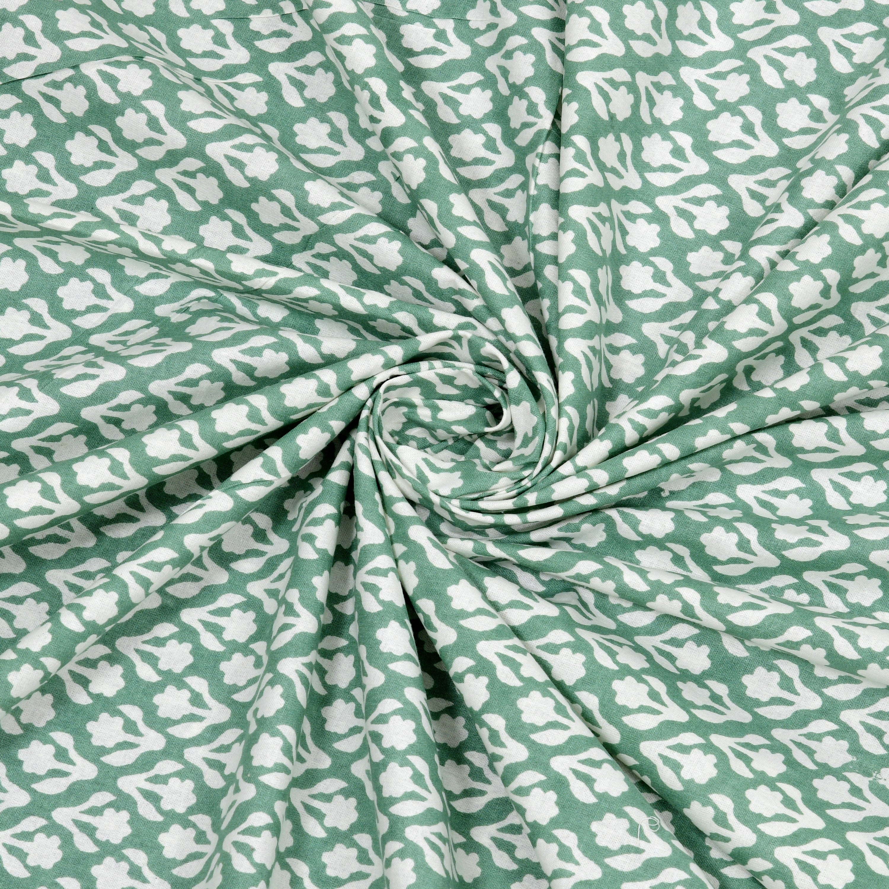 Luxe 100% Pure Cotton Printed Double Bed Bedsheet – With 2 Pillow Covers