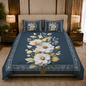 Fabicra 7D Flat Double Bedsheet with 2 Pillow Covers
