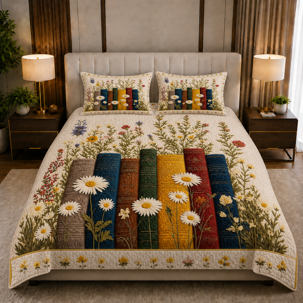 Fabicra 7D Flat Double Bedsheet with 2 Pillow Cover