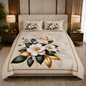Fabicra 7D Flat Double Bedsheet with 2 Pillow Covers
