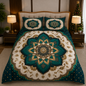 Fabicra 7D Flat Double Bedsheet with 2 Pillow Covers