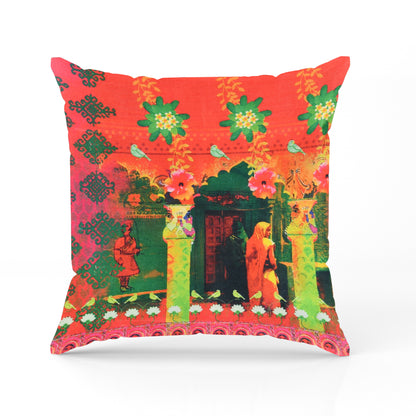 Traditional Multicolor Cushion Covers - Set Of 5