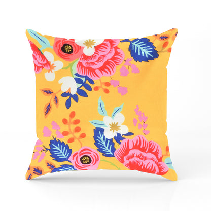 Floral Multicolor Cushion Covers - Set Of 5