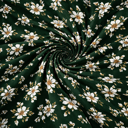 Fabicra Designer Warm Elastic Fitted King Bedsheet with 2 Pillow Covers(BOGO)