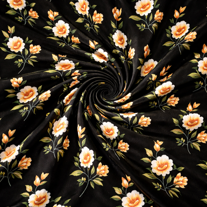 Fabicra Designer Warm Elastic Fitted King Bedsheet with 2 Pillow Covers(NEW)