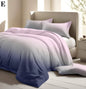 Luxurious Digital Ombre Pure Cotton King Size Bedsheet with 2 Pillow Covers
