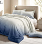 Luxurious Digital Ombre Pure Cotton King Size Bedsheet with 2 Pillow Covers