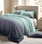 Luxurious Digital Ombre Pure Cotton King Size Bedsheet with 2 Pillow Covers
