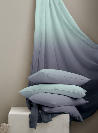 Luxurious Digital Ombre Pure Cotton King Size Bedsheet with 2 Pillow Covers
