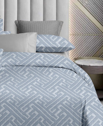 Fabicra Premium Luxury 100% Cotton 300TC Double Bed Sheet With 2 Pillow Covers