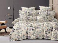 Fabicra Royal Cotton Elastic Fitted King Size Double Bed Bedsheet with 2 Pillow Covers (New)