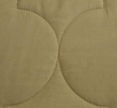 Beige Solid Summer Touch Double Bed AC Comforter/Blanket Reversible by Fabicra