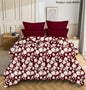 Fabicra Designer Warm Elastic Fitted King Bedsheet with 2 Pillow Covers(NEW)