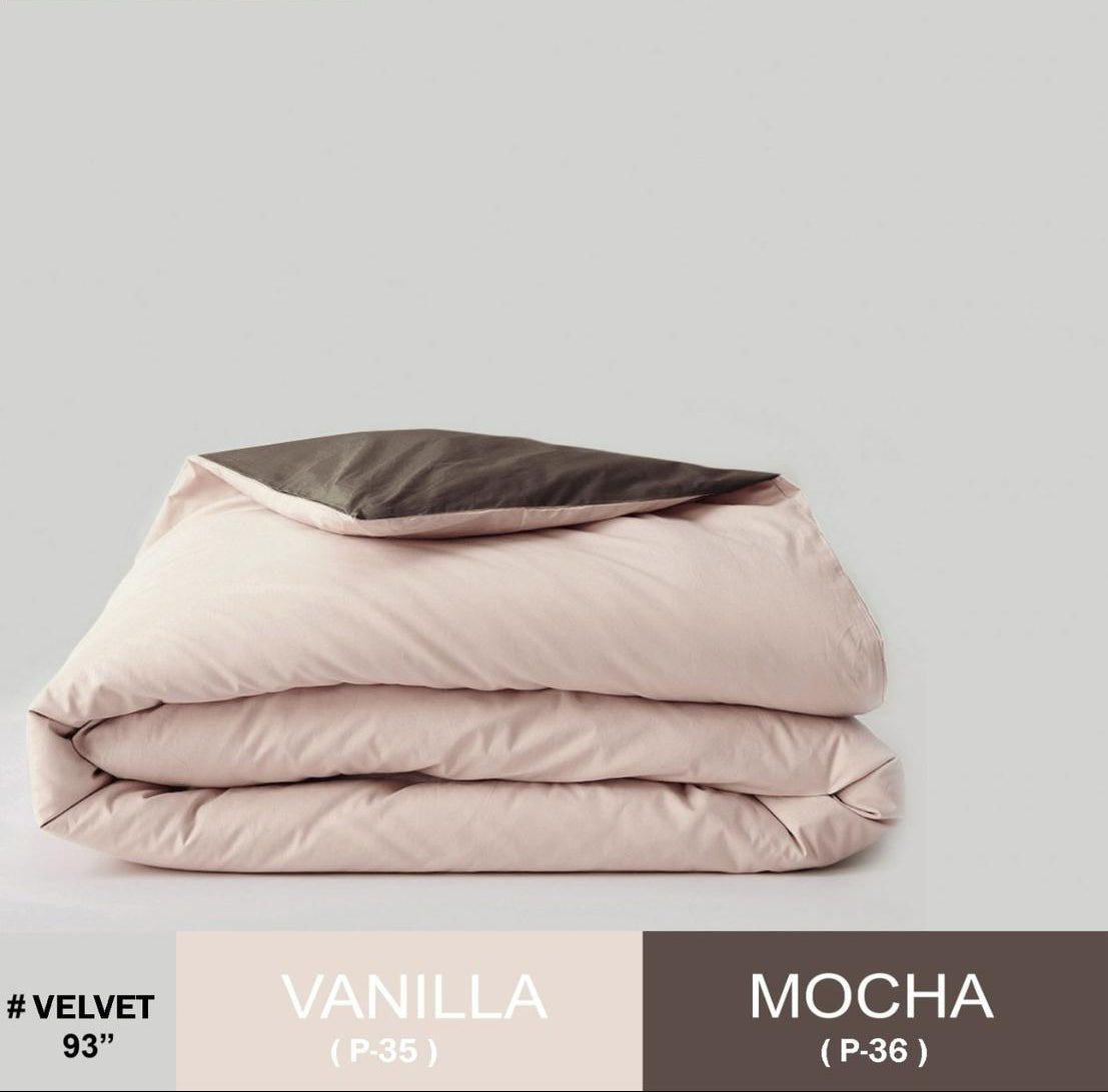 Pink Solid Summer Touch Double Bed AC Comforter/Blanket Reversible by Fabicra